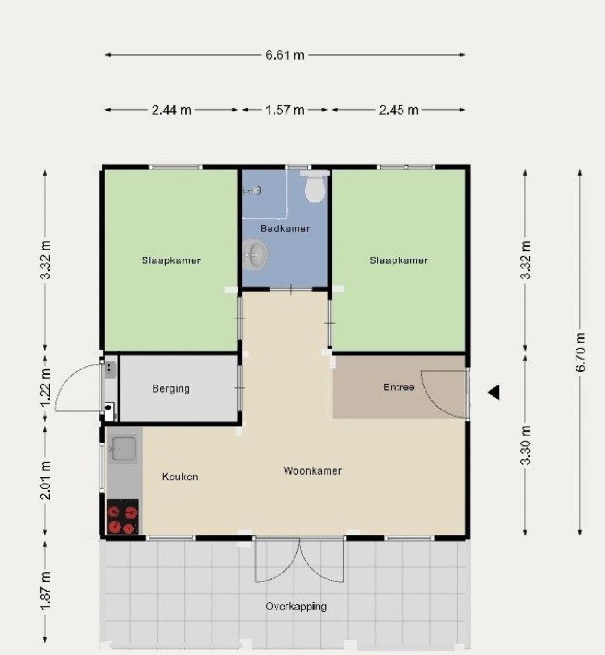 Kiwi-Cabin 45 Gramsbergen ภายนอก รูปภาพ